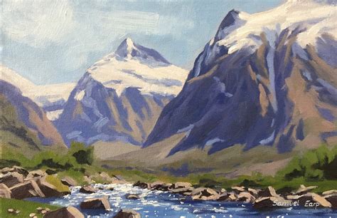 How to Paint Mountains in the Great Outdoors - Painting 'En Plein Air'. — Samuel Earp Artist