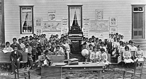 Spokane students in front of the Indian and Industrial Training School ...