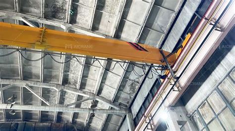 10 Ton Overhead Crane Installed in a Workshop in Kazakhstan