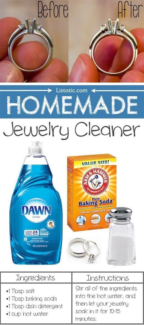 22+ Everyday Products You Can Easily Make From Home | Homemade jewelry cleaner, Diy cleaning ...