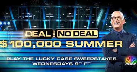 CNBC Deal Or No Deal Sweepstakes 2023 (Lucky Case Number Needed)