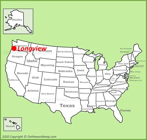 Longview Map | Washington, U.S. | Maps of Longview