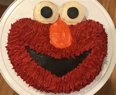 How To Make An Easy Elmo Birthday Cake (for Cheap!) - A DIY Tutorial