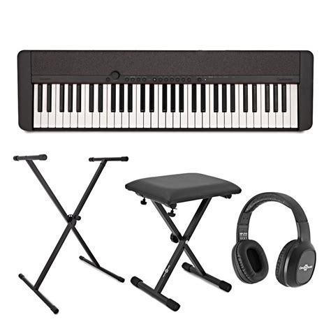 Casio CT-S1 Portable Keyboard Package, Black at Gear4music