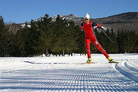 Cross Country Skiing Mont Tremblant Laurentian mountains Quebec Canada