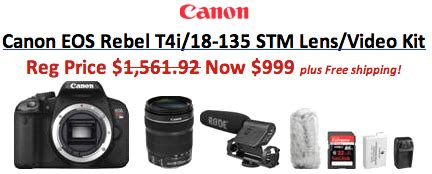 Save Tons with B&H Camera Kits