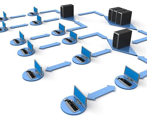 Cartoon Networks: Peer to Peer Networking Diagram: