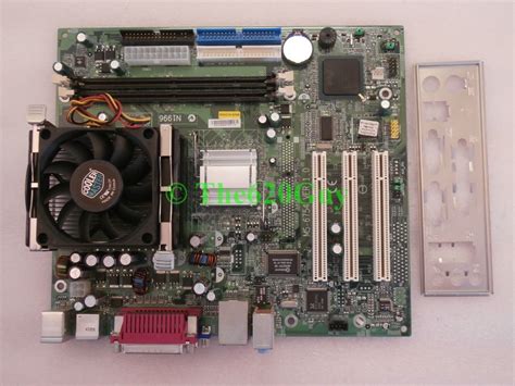 MSI MS-6754 VER 1.0 845GLMS-L Socket 478 Motherboard + Intel P4 1.8GHz CPU Fan + - The620Guy.com