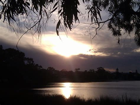 Sunset over Swan River in Perth | Perth western australia, Cottesloe beach, Western australia