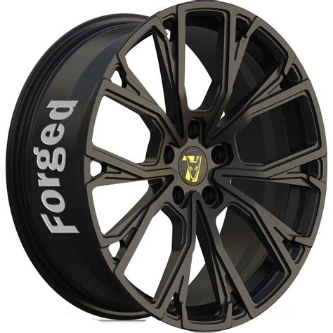 8x19 Wolfrace 71 Forged Edition Matrix Forged Satin Raven Black Alloy Wheels, Alloy Wheels and ...