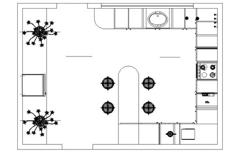 Multiple kitchens and sanitary block 2d view layout file in autocad ...