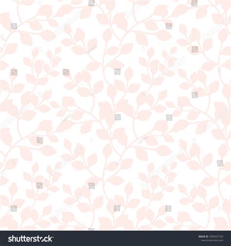 Vector Seamless Pattern Pink Pattern Leaves Stock Vector (Royalty Free ...