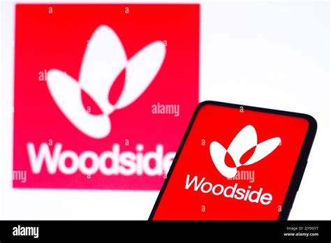 Brazil. 7th Sep, 2022. In this photo illustration, the Woodside Petroleum Limited logo is ...