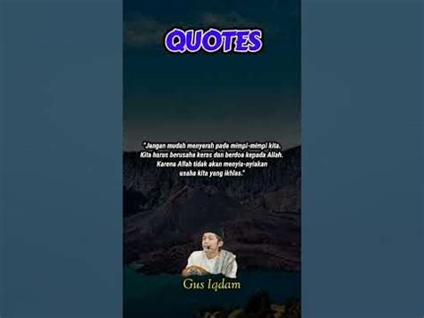 Gus Iqdam Quotes - Kata kata gus iqdam sabilu taubah #stpusat #gusiqdam #motivasi #katabijak ...