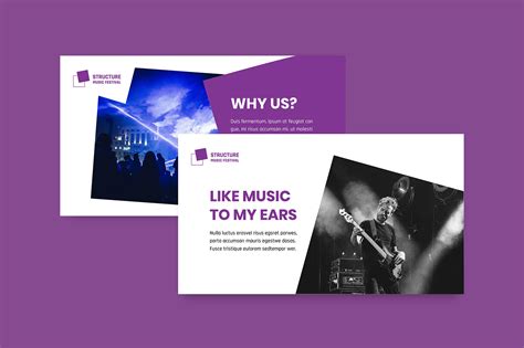 Music Festival PowerPoint Presentation Template on Behance