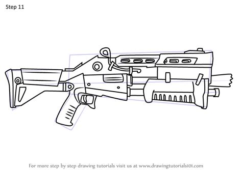 Fortnite Weapons Coloring Pages