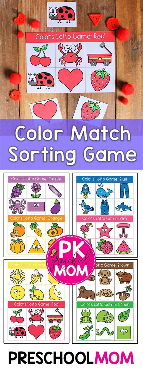 Free Color Match Sorting Game | Color games for toddlers, Color sorting for toddlers, Color ...