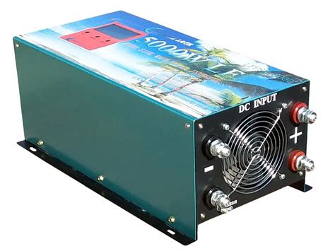 POWER JACK NEW LF 5000W PURE SINE WAVE POWER INVERTER DC12V TO AC220v 50HZ,+LCD,ATS,80A battery ...