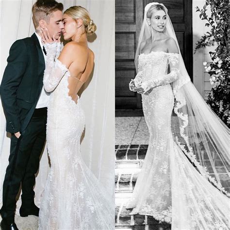 Hailey Bieber's Memorable Wedding Dress: A Look Back In 2023 – The FSHN