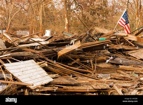 Hurricane Katrina damage in Bay St louis Mississippi USA Stock Photo ...