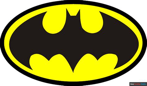 How to Draw Batman Logo | Easy Drawing Guides