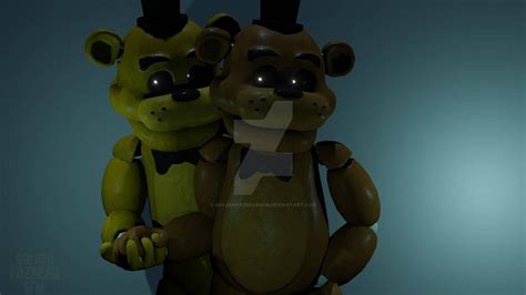 golden freddy x freddy by goldenFazbearSFM on DeviantArt