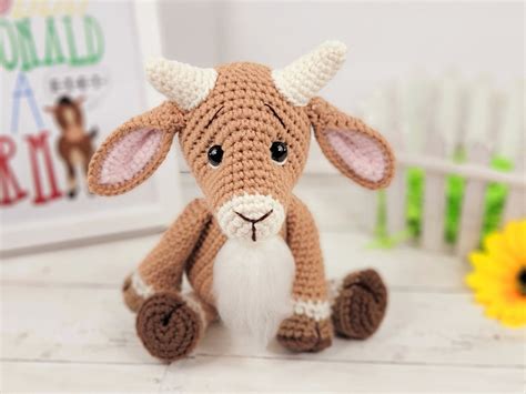 Goat Crochet Pattern Crochet Pattern Crochet Goat Amigurumi - Etsy