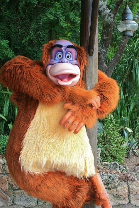 King Louie at Disney Character Central | King louie jungle book, Animal kingdom disney, Disney fun