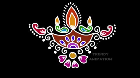 free hand rangoli designs for diwali