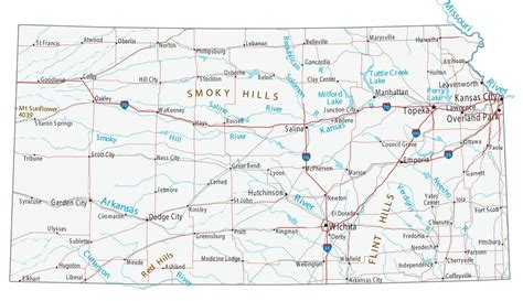 Kansas County Map - GIS Geography