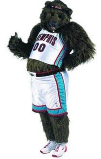 NBA Basketball Mascots: Memphis Grizzlies Mascot Grizz Pictures