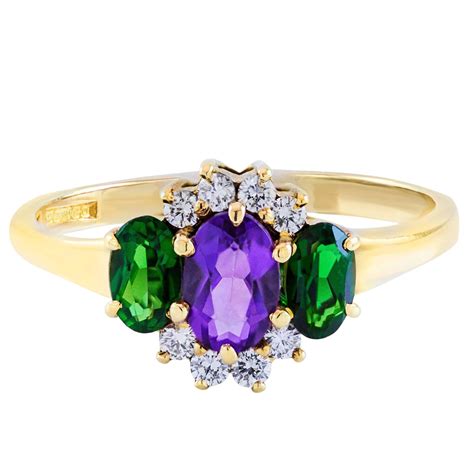 A Striking Beauty: Georgian Three Diamond Ring at 1stDibs | george ...