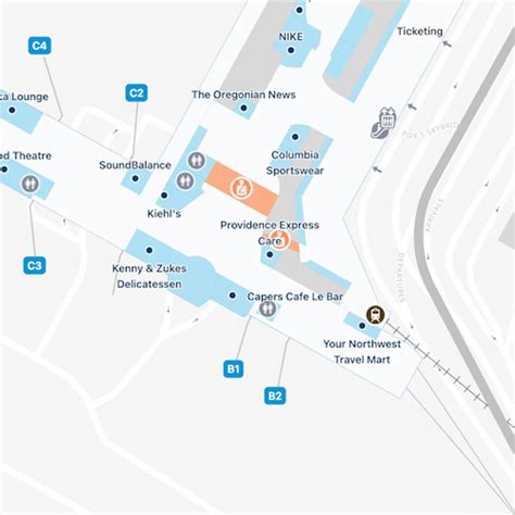 Portland Airport Map | PDX Terminal Guide