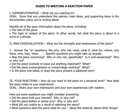 😍 Reaction paper introduction. Common Guidelines for APA Reaction Paper Writing. 2019-01-31