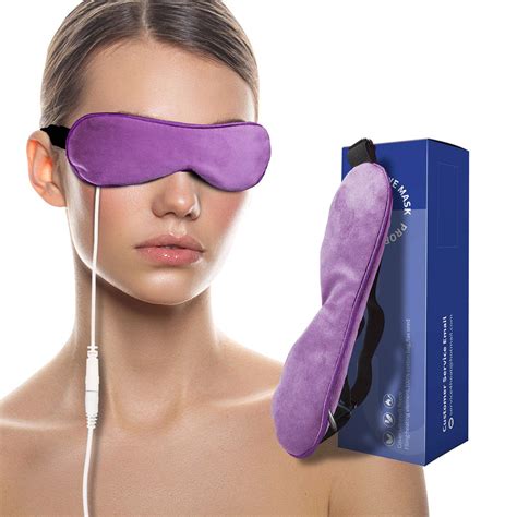 Buy Heated Eye with Detachable Flaxseed fillings, Moist Heat USB Heating Compress for Dry Tired ...