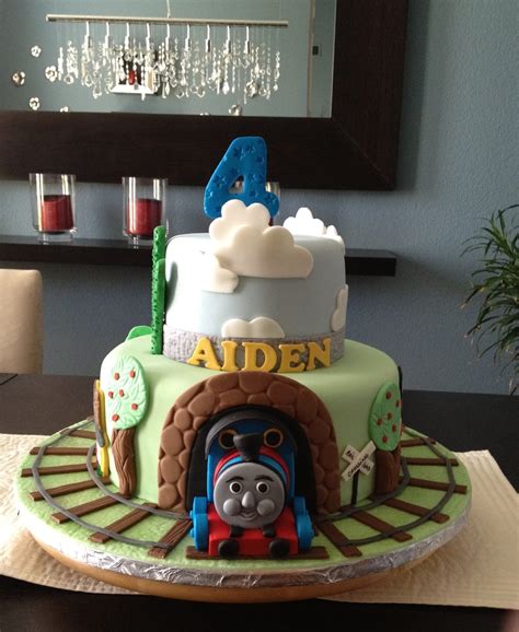 Thomas And Percy Trains For Aiden - CakeCentral.com