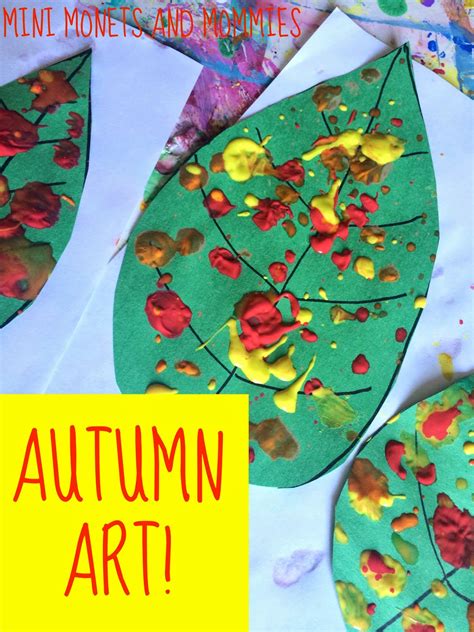 Mini Monets and Mommies: Autumn Art: Fall Leaf Mobile