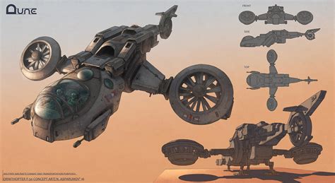 DUNE ornithopter concept by NikolayAsparuhov on DeviantArt