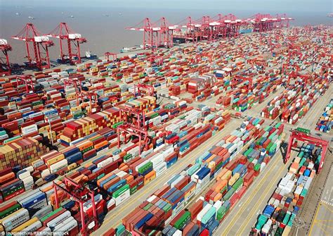 The world's biggest automated port terminal opens in Shanghai | Daily Mail Online