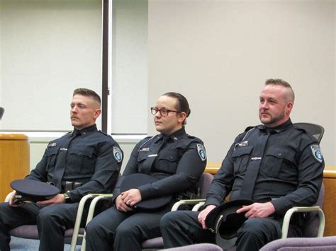 Midland Police Department adds three new officers at badge ceremony