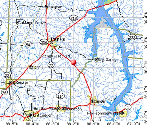 Springville, Tennessee (TN 38256) profile: population, maps, real ...