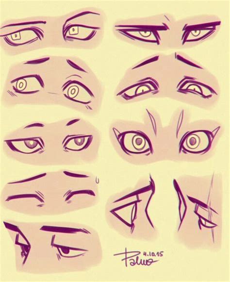 Emotions through the eyes #eyes #emotions #drawing #howto #tutorial ...