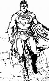 Coming Superman Superheroes Super Hero Coloring Page  Wecoloringpagecom sketch template