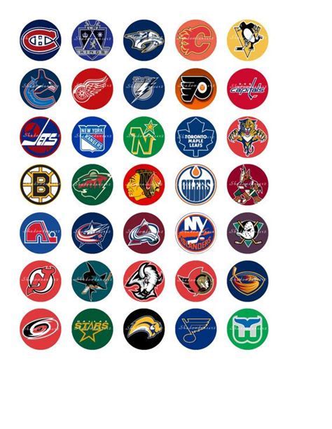 Printable nhl Logos