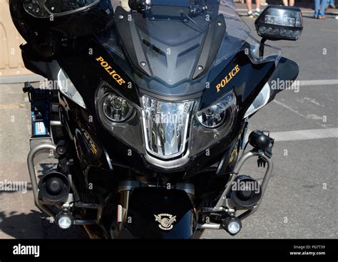 A BMW police motorcycle Stock Photo - Alamy