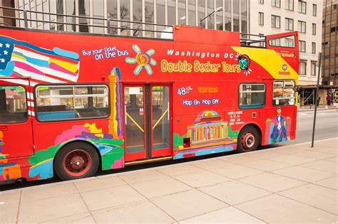 Shot of the Day: Red Tour Bus Washington DC