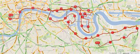 London Marathon Route