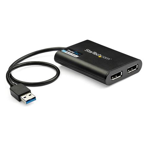 StarTech.com Adaptateur USB 3.0 vers double DisplayPort 4K 60 Hz - DisplayPort - Garantie 3 ans LDLC