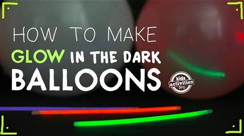 Glow in the dark balloons diy - welcomemyte