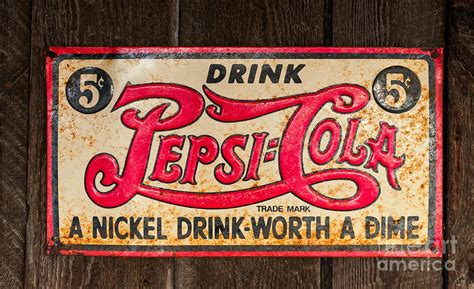 Vintage Pepsi Cola ad Photograph by Les Palenik | Pixels